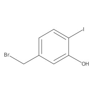 5-(Bromomethyl)-2-iodophenol Structure