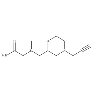 2-[Methyl({[4-(prop-2-yn-1-yl)morpholin-2-yl]methyl})amino]acetamide Structure