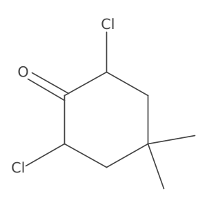 Cyclohexanone, 2,6-dichloro-4,4-dimethyl-, (2S,6S)-结构式