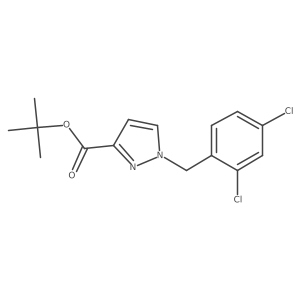 tert-butyl 1-(2,4-dichlorobenzyl)-1H-pyrazole-3-carboxylate Structure
