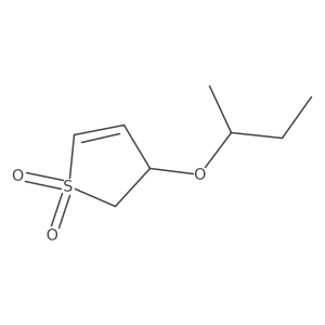 3-(Butan-2-yloxy)-2,3-dihydro-1lambda6-thiophene-1,1-dione结构式
