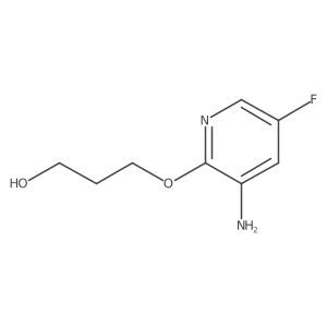 3-[(3-Amino-5-fluoropyridin-2-yl)oxy]propan-1-ol Structure