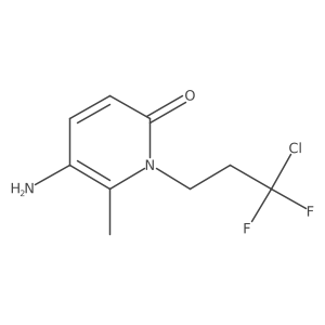 5-Amino-1-(3-chloro-3,3-difluoropropyl)-6-methyl-1,2-dihydropyridin-2-one结构式