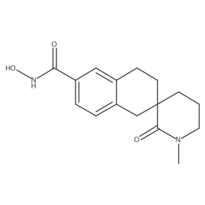 N-Hydroxy-1'-methyl-2'-oxo-3,4-dihydro-1H-spiro[naphthalene-2,3'-piperidine]-6-carboxamide Structure