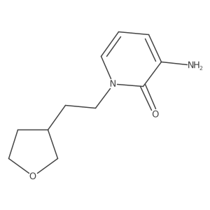 3-Amino-1-[2-(oxolan-3-yl)ethyl]-1,2-dihydropyridin-2-one Structure