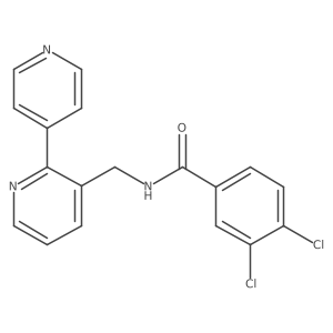 N-([2,4'-bipyridin]-3-ylmethyl)-3,4-dichlorobenzamide Structure