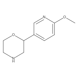 2-(6-Methoxypyridin-3-yl)morpholine Structure