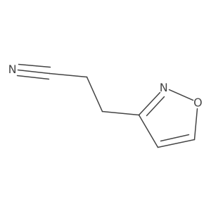 3-(1,2-Oxazol-3-yl)propanenitrile Structure