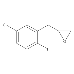 2-[(5-Chloro-2-fluorophenyl)methyl]oxirane Structure