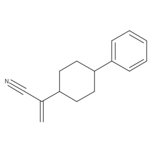 2-(4-Phenylcyclohexyl)prop-2-enenitrile Structure