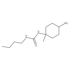 1-(4-Amino-1-methylcyclohexyl)-3-butylurea结构式