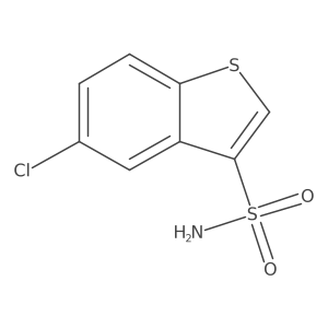5-Chloro-1-benzothiophene-3-sulfonamide Structure