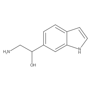 (1S)-2-amino-1-(1H-indol-6-yl)ethan-1-ol Structure