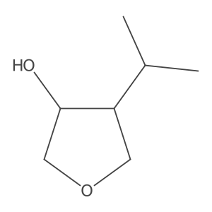 rac-(3R,4S)-4-(propan-2-yl)oxolan-3-ol Structure