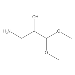 (2S)-3-amino-1,1-dimethoxypropan-2-ol Structure