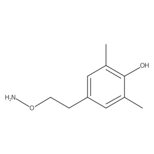 4-[2-(Aminooxy)ethyl]-2,6-dimethylphenol Structure