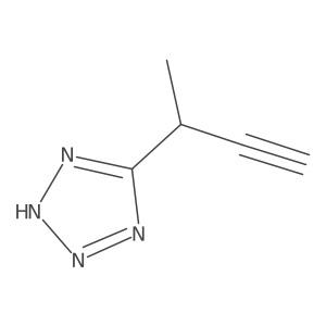 5-(but-3-yn-2-yl)-1H-1,2,3,4-tetrazole Structure