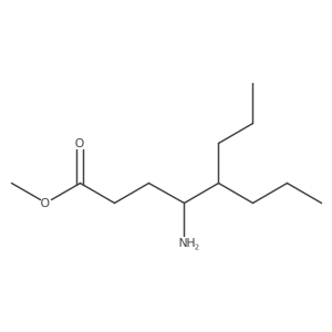 Methyl 4-amino-5-propyloctanoate Structure