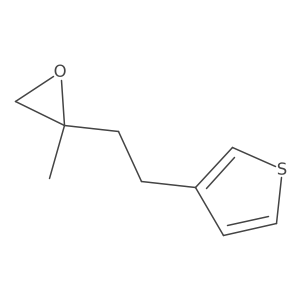 2-Methyl-2-[2-(thiophen-3-yl)ethyl]oxirane结构式