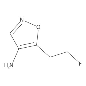 5-(2-Fluoroethyl)-1,2-oxazol-4-amine Structure