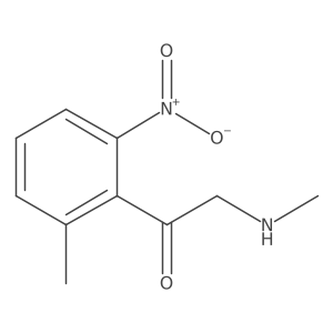 1-(2-Methyl-6-nitrophenyl)-2-(methylamino)ethan-1-one结构式