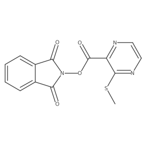 1,3-dioxo-2,3-dihydro-1H-isoindol-2-yl 3-(methylsulfanyl)pyrazine-2-carboxylate Structure