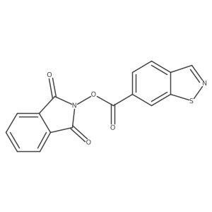 1,3-dioxo-2,3-dihydro-1H-isoindol-2-yl 1,2-benzothiazole-6-carboxylate Structure