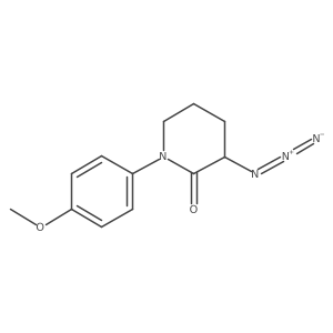 3-Azido-1-(4-methoxyphenyl)piperidin-2-one Structure