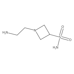 1-(2-aminoethyl)-3-Azetidinesulfonamide Structure