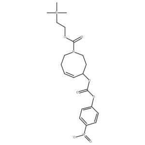 2-(Trimethylsilyl)ethyl 4-(((4-nitrophenoxy)carbonyl)oxy)-3,4,7,8-tetrahydroazocine-1(2H)-carboxylate Structure
