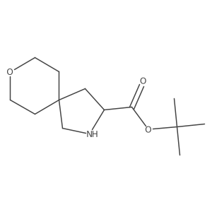 Tert-butyl 8-oxa-2-azaspiro[4.5]decane-3-carboxylate结构式