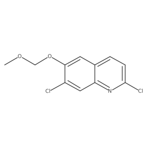 2,7-dichloro-6-(methoxymethoxy)Quinoline Structure