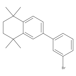 6-(3-Bromophenyl)-1,2,3,4-tetrahydro-1,1,4,4-tetramethylnaphthalene结构式