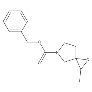 Benzyl 2-methyl-1-oxa-5-azaspiro[2.4]heptane-5-carboxylate Structure