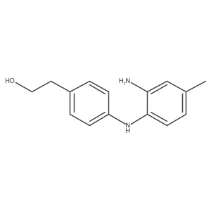4-[(2-Amino-4-methylphenyl)amino]benzeneethanol Structure