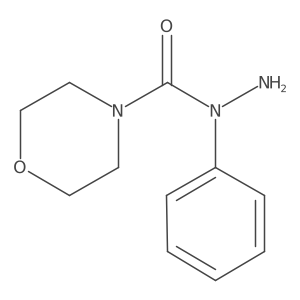 N-phenylmorpholine-4-carbohydrazide Structure