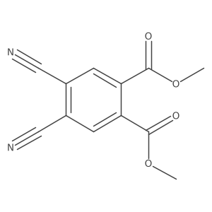 1,2-Benzenedicarboxylic acid, 4,5-dicyano-, dimethyl ester Structure
