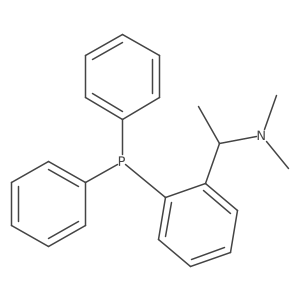(S)-1-(2-(Diphenylphosphanyl)phenyl)-N,N-dimethylethan-1-amine Structure
