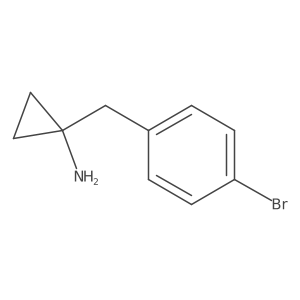 1-[(4-Bromophenyl)methyl]cyclopropan-1-amine Structure