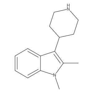 1,2-dimethyl-3-(piperidin-4-yl)-1H-indole Structure