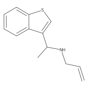 N-(1-(benzo[b]thiophen-3-yl)ethyl)prop-2-en-1-amine结构式