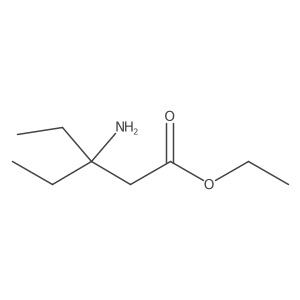 Ethyl 3-amino-3-ethylpentanoate Structure