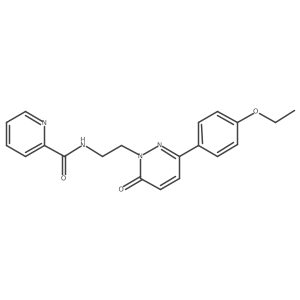 N-(2-(3-(4-ethoxyphenyl)-6-oxopyridazin-1(6H)-yl)ethyl)picolinamide Structure