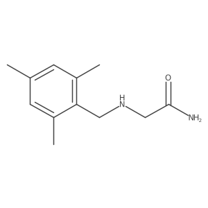2-[[(2,4,6-Trimethylphenyl)methyl]amino]acetamide Structure