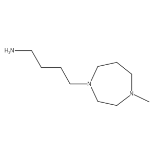 4-(4-Methyl-1,4-diazepan-1-yl)butan-1-amine结构式