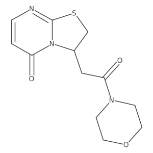 3-(2-morpholino-2-oxoethyl)-2H-thiazolo[3,2-a]pyrimidin-5(3H)-one Structure