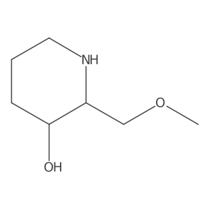 2-(methoxymethyl)-3-Piperidinol Structure