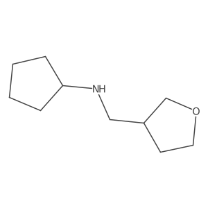 N-(oxolan-3-ylmethyl)cyclopentanamine Structure