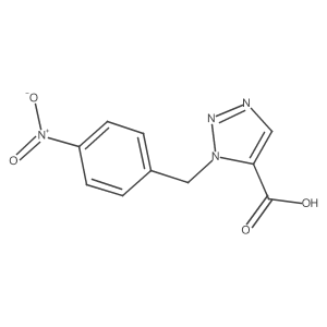 3-[(4-Nitrophenyl)methyl]triazole-4-carboxylic acid结构式