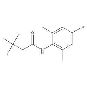 N-(4-bromo-2,6-dimethyl-phenyl)-3,3-dimethyl-butanamide结构式